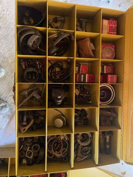 2 Metal Boxes of Assorted Electrical Parts