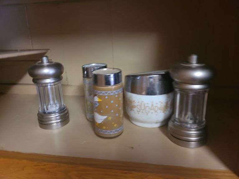 Contents Of 10 Top Cabinets, Glasses, Dishes, Bowls, And Plasticware