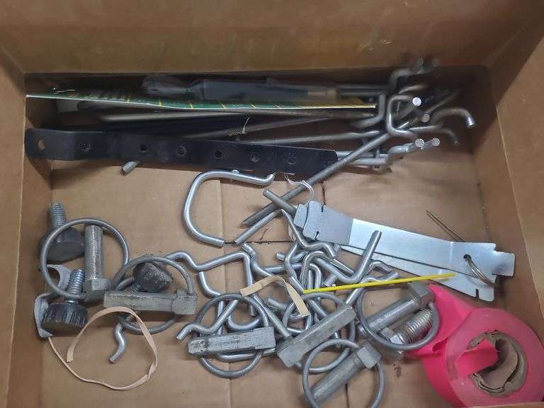 Shelf Hooks, Lighter Butane, And Power Cords