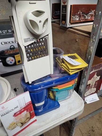 Cooks Essential Electric Mandoline , & Pampered Chef Grater