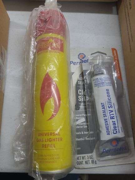 Shelf Hooks, Lighter Butane, And Power Cords