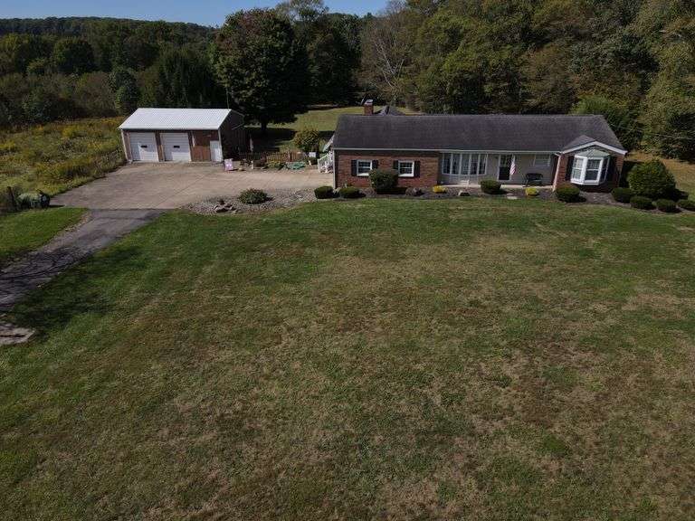 Parcel #1: Brick Ranch Home on 2.47 Acres