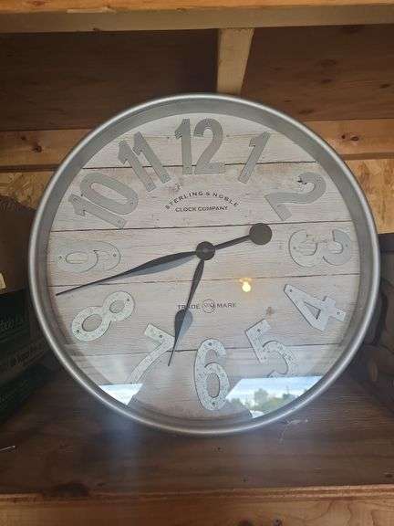 Large Wall Clock (Sterling & Noble Clock Company)