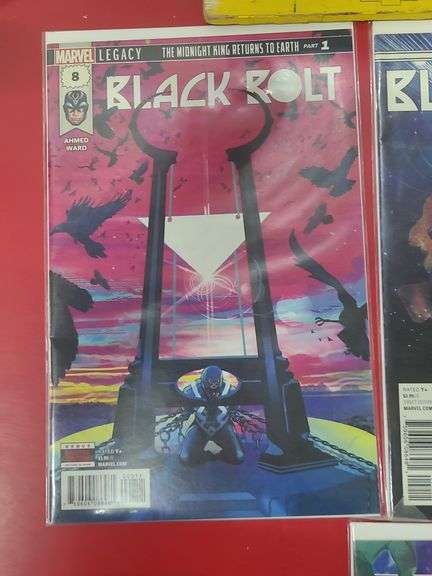 6 Marvel Black Bolt Comics