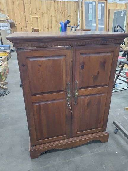 Wooden Entertainment Stand