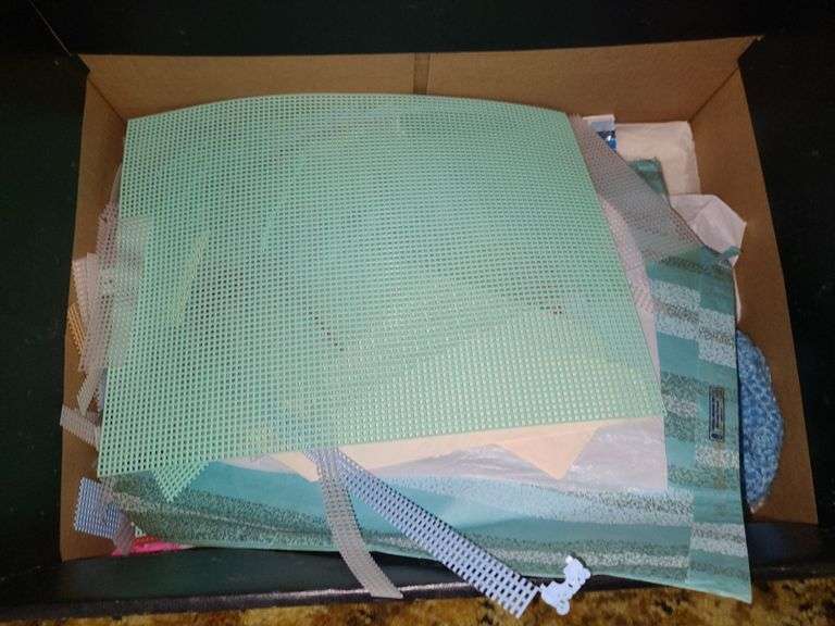 2 Troyer Farms Potato Chip Buckets And Craft Supplies