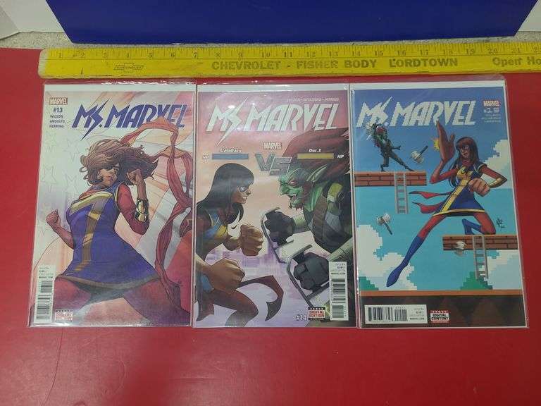 3 Marvel Ms. Marvel Comics