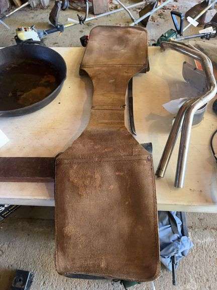 Leather Motorcycle Saddle Bags