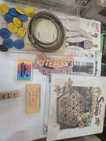 Embroidery Hoops, Stamps, Craft Supplies, Chalk Board