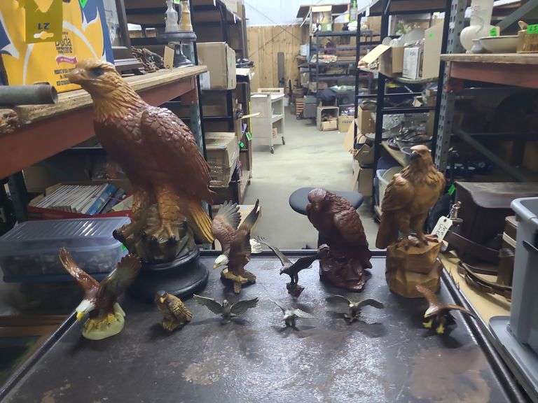 11 Eagle Figures
