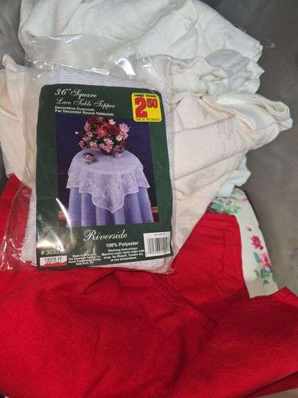 Tote Of Table Covers
