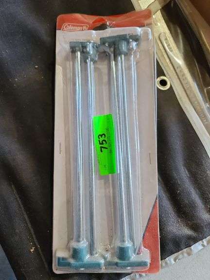 NIP Four Coleman Tent Stakes