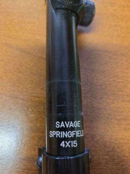 2 Gun Scopes, Tasco 4x15 & Savage Springfield 4x15