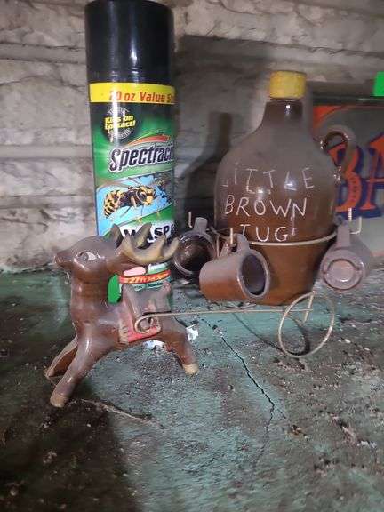 Bar Sign And Brown Jug