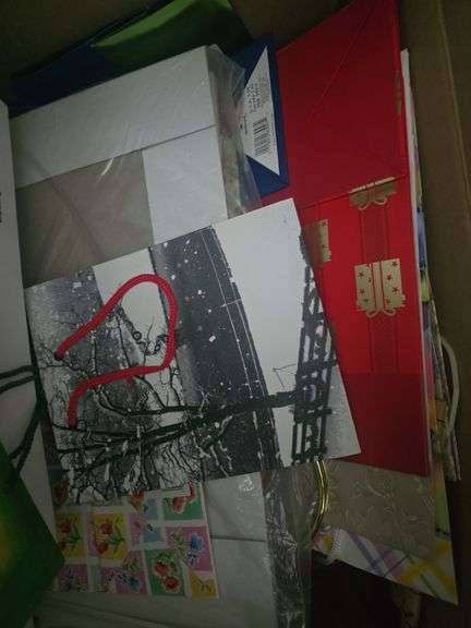 Full Box of Holiday Boxes and Bags