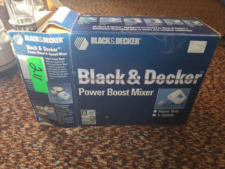Black And Decker Power Boost Mixer New In Box