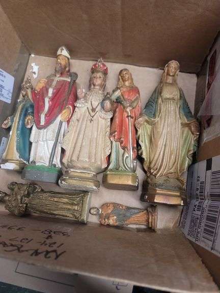 Chalkware Religious Figures