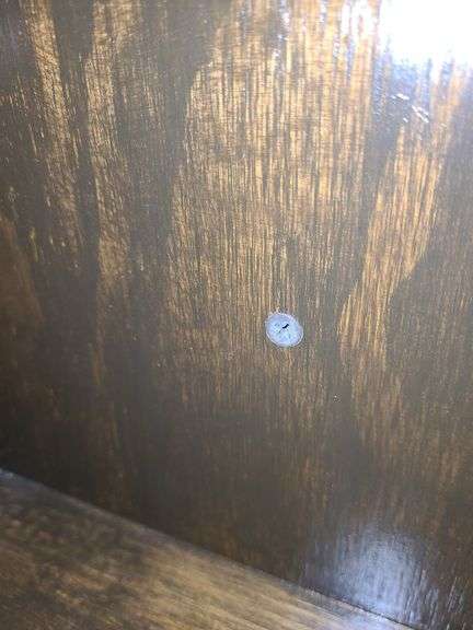 Wooden Wall Mounted Cabinet (Needs Removal)