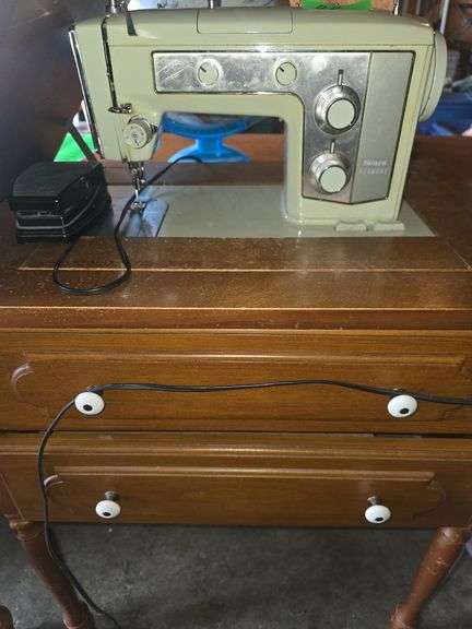Sears Kenmore Sewing Table With Machine