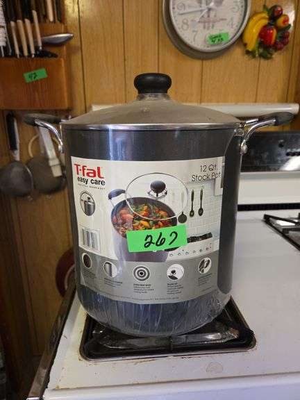 2 T-Fal 12qt. Stock Pots (New)