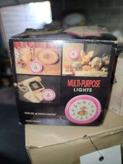 Revolving Oval Photo Box (Missing One Photo Album, Berry Hill Bear and Multi-Purpose Clock Light