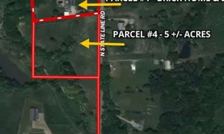Parcel #4: 5+ Acre Lot w/ Approx. 480' Road Frontage