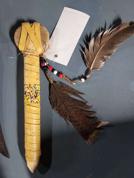 Bowie Knife , Native American Stone  Tomahawk