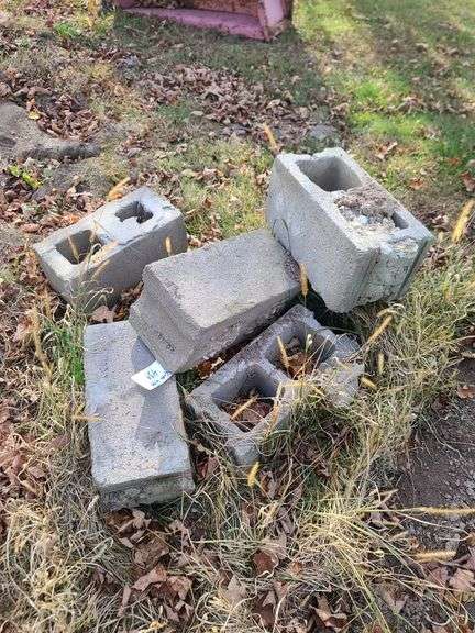 Two Piles of Cinder Blocks *Does Not Include Axle