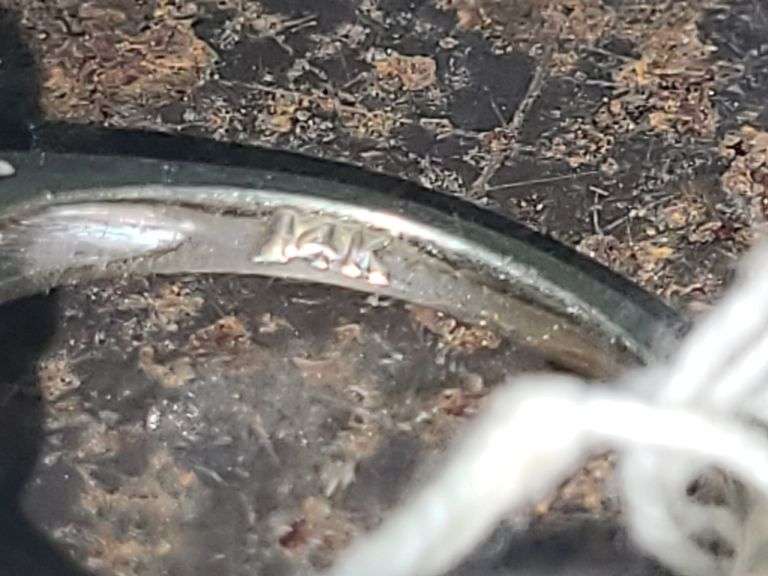 Ring Marked 14K With Large Blue Stone Approx. Size 6