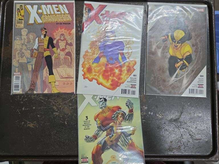 4 New X-Men Comic Books