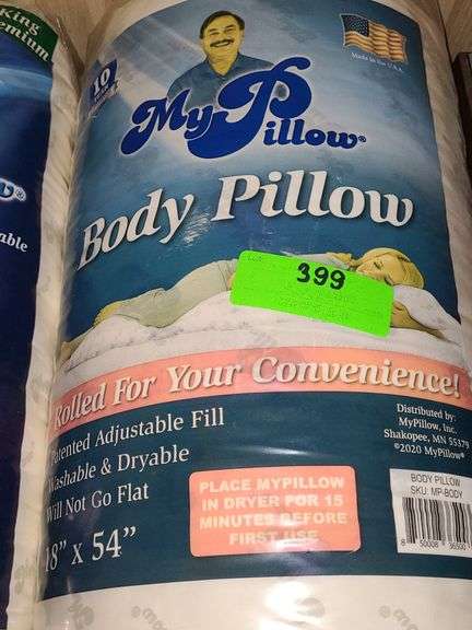 New My Pillow Body Pillow In Packaging