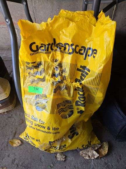 2 Full 1 Partial Bags Of Rock Salt