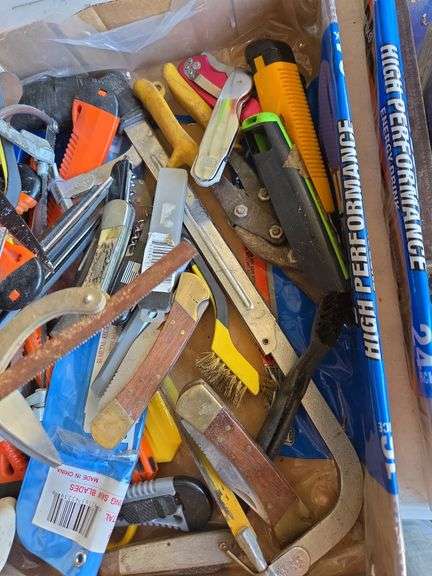 12" Compass Saw, Scissors, Wire Cutter, Hand Saw, Knives