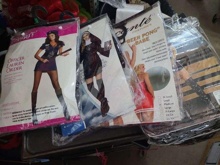 Halloween Costumes, Table Cloth, Wreath, And Decor