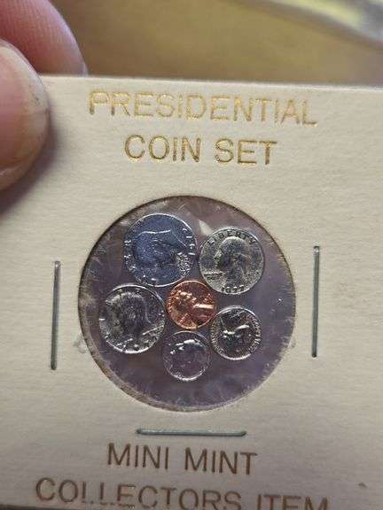2 Mini Mint Collectors Presidential Coin Sets
