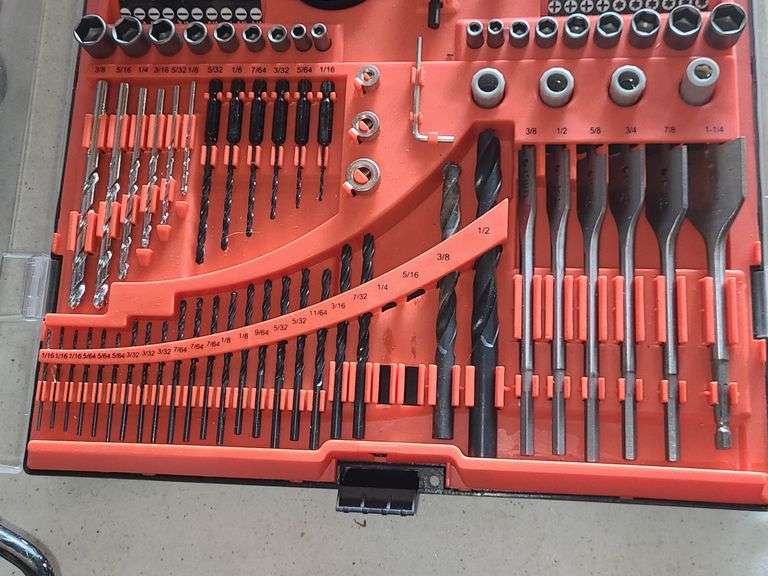 Black And Decker Drill Bit Set