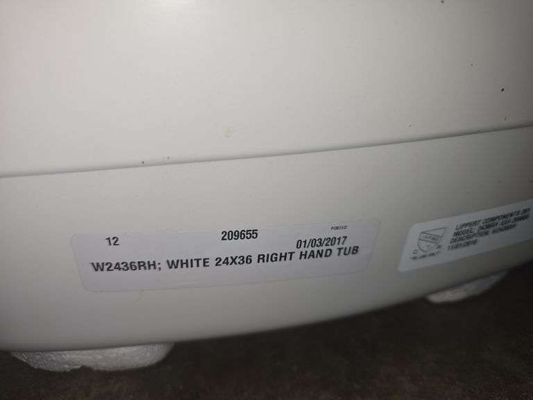 Plastic Industrial Sink Insert (Approx. 36" L x 24" W x 11½" D)