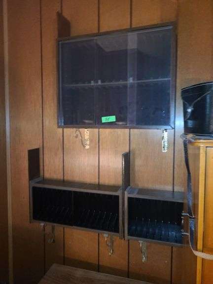 3 Shelves And Wooden Cabinet