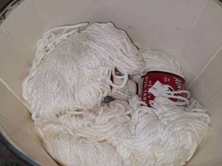 2 Troyer Farms Potato Chip Buckets And Craft Supplies