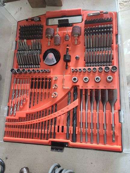 Black And Decker Drill Bit Set