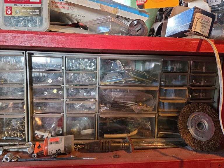 5 Pic A Nut Drawers, Clamps, Screws,
