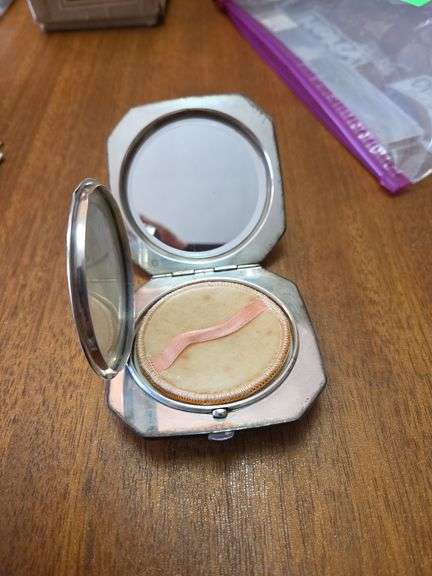 Antique Sterling Silver Compact.
