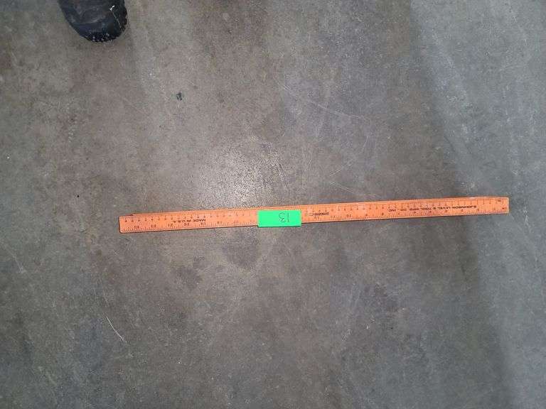 Johnson Level & Tool Company Three Vials For Measuring Level, Plumb, And 45-Degree Angles.