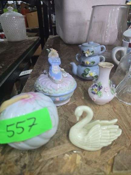 Assorted Glass and Decor