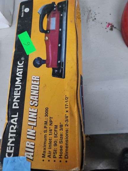 Central Pneumatic Air In-Line Sander