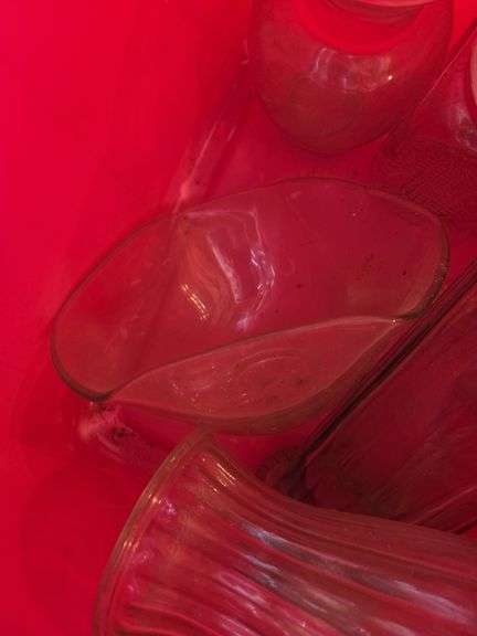 2 Boxes Of Decorative Plates, Glassware