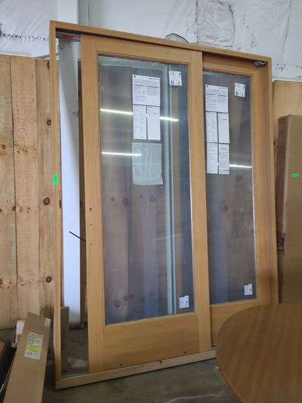 Large Andersen Sliding Glass Door Approx. 72"x96"