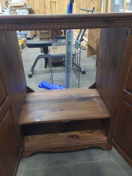 Wooden Entertainment Stand