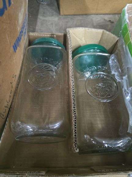 3 Boxes Assorted Mason Jars