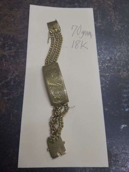 Bracelet Marked 18K